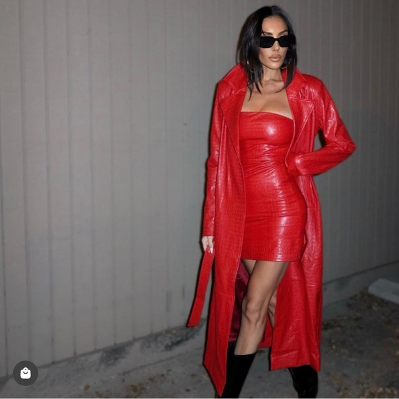 Naked Wardrobe The Crocodile Coat - Picture 8 of 15